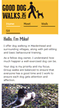 Mobile Screenshot of gooddogwalks.com